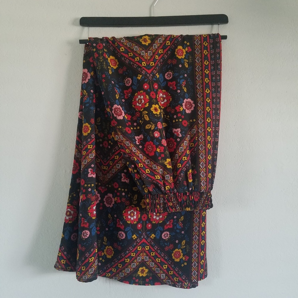 Boho maxi skirt